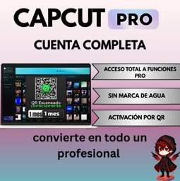 Imagen de CAPCUT PRO CUENTA COMPLETA- 1 MES