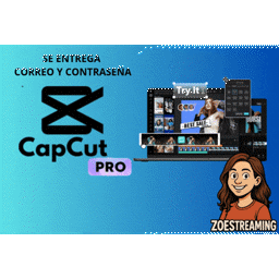 Imagen de CAPCUT PRO (CELULAR O PC) - 1 MES