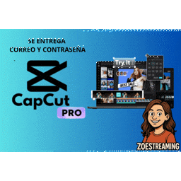 Imagen de CAPCUT PRO (CUENTA COMPLETA) - 1 MES