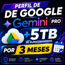Imagen de PERFIL 3 MES ALMACENAMIENTO DE GOOGLE